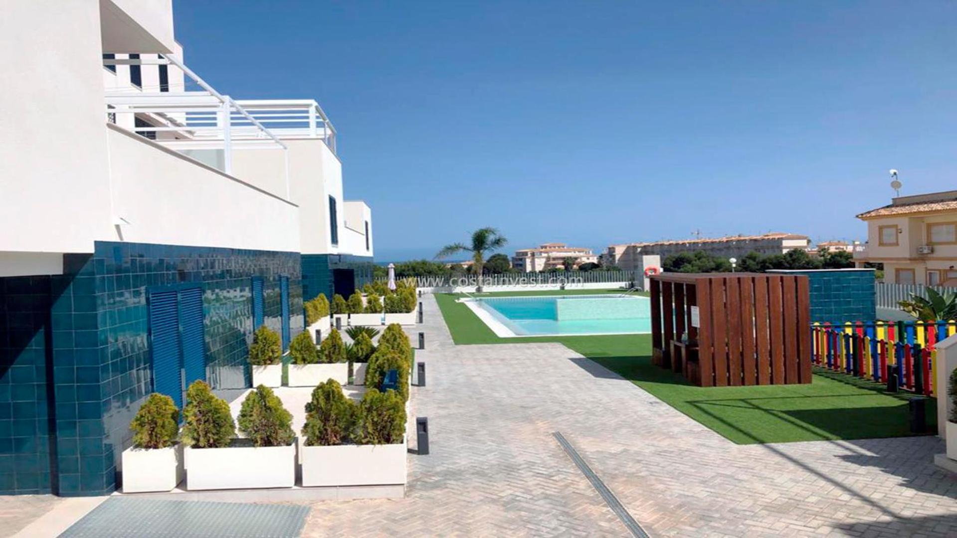 Appartement Palmview Poolside Heaven In Turquesa Del Mar à Orihuela Extérieur photo